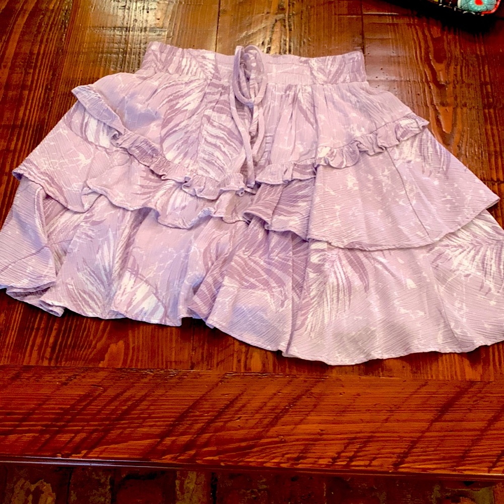 purple skirt